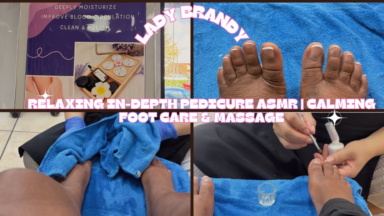 Diary of A Self Care Socialite: Relaxing In-Depth Pedicure ASMR | Calming Foot Care & Massage