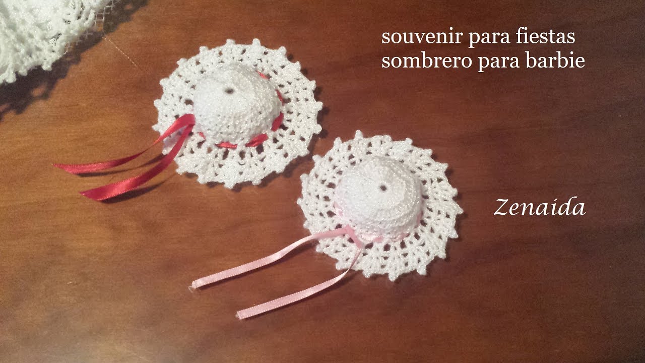 Sombrero Barbie y souvenir para fiestas Diestros