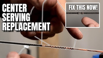 HOW TO REPLACE Center Serving, Nock sets and D-Loop on your Bowstring