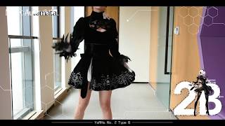Unboxing - NieR:Automata 2B YoRHa NO.2 Type B Cosplay Costume Black Dress UWOWO Cosplay