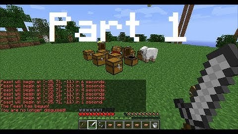 Minecraft: Hunger Games WIN #2 using Chameleon Kit Team (Part 1)