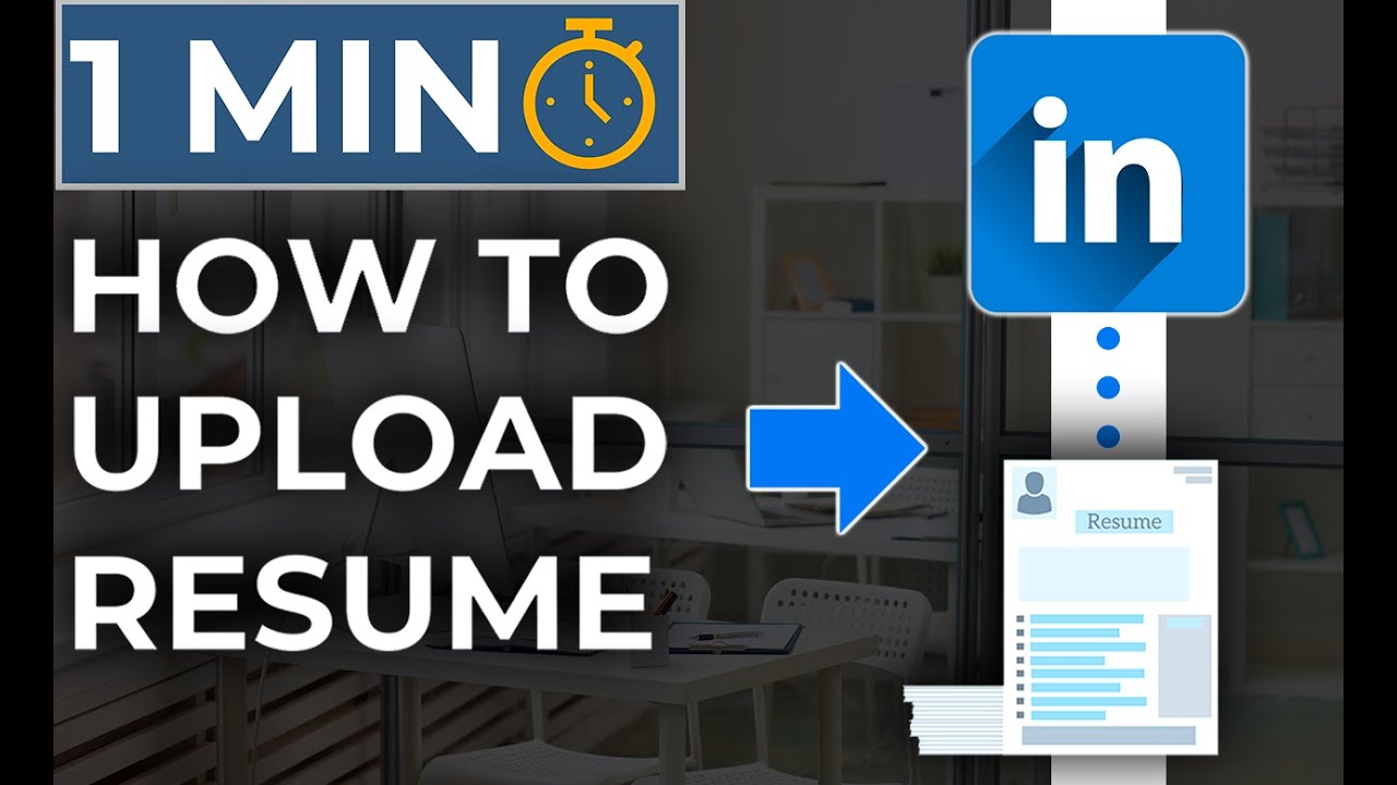 How to Upload Resume to LinkedIn 3 Easy Ways! YouTube