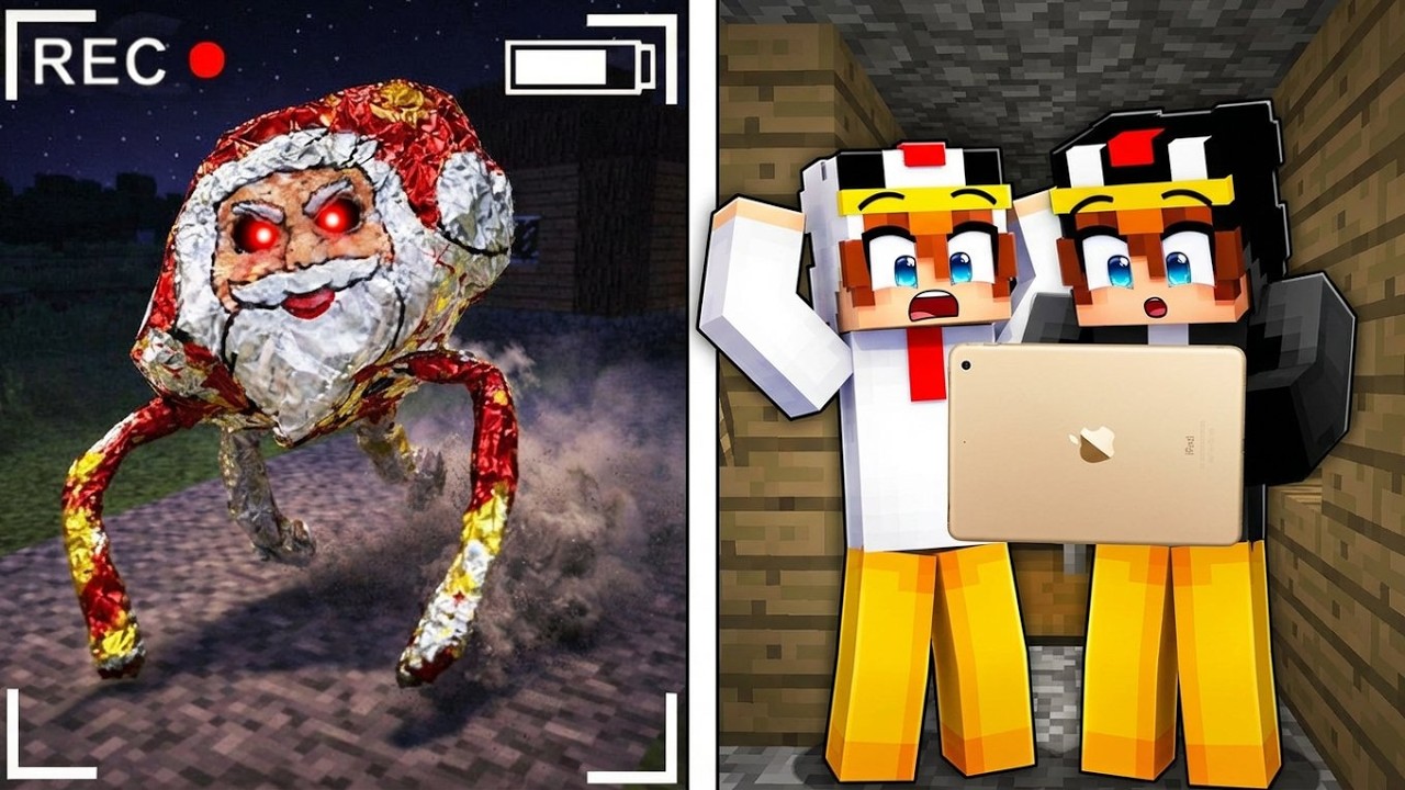 Mes CAMERAS DE SURVEILLANCES ont FILMER GOO GOO GAGA sur Minecraft !