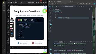 Solving 100 Python MCQs in 100 Days - Day 13 Challenge!
