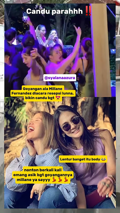 Millane Fernandez's dance moves are addictive at Luna's wedding #shortviral #millanel #maximbouttier