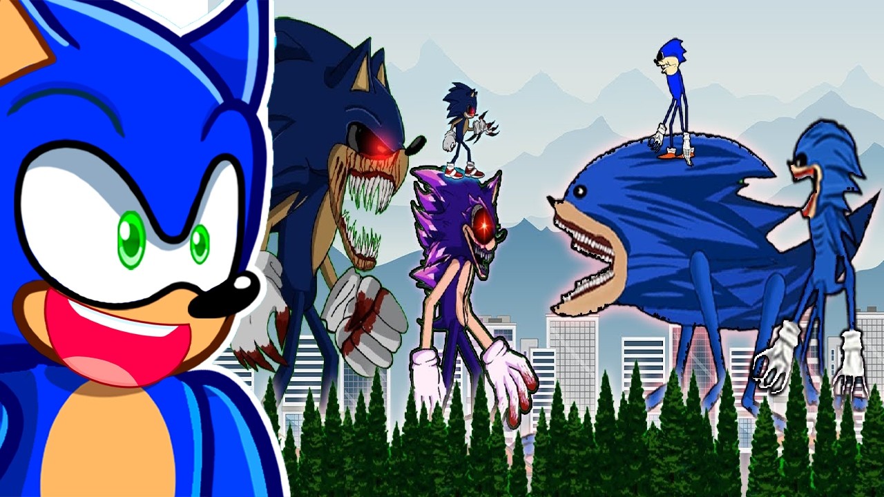 GIANT SHIN SONIC vs GIANT SONIC.EXE!