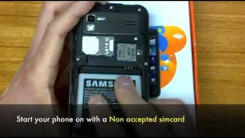 Unlock Samsung A817 Solstice II