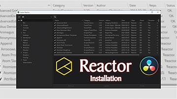 How to install Reactor in DaVinci Resolve 18