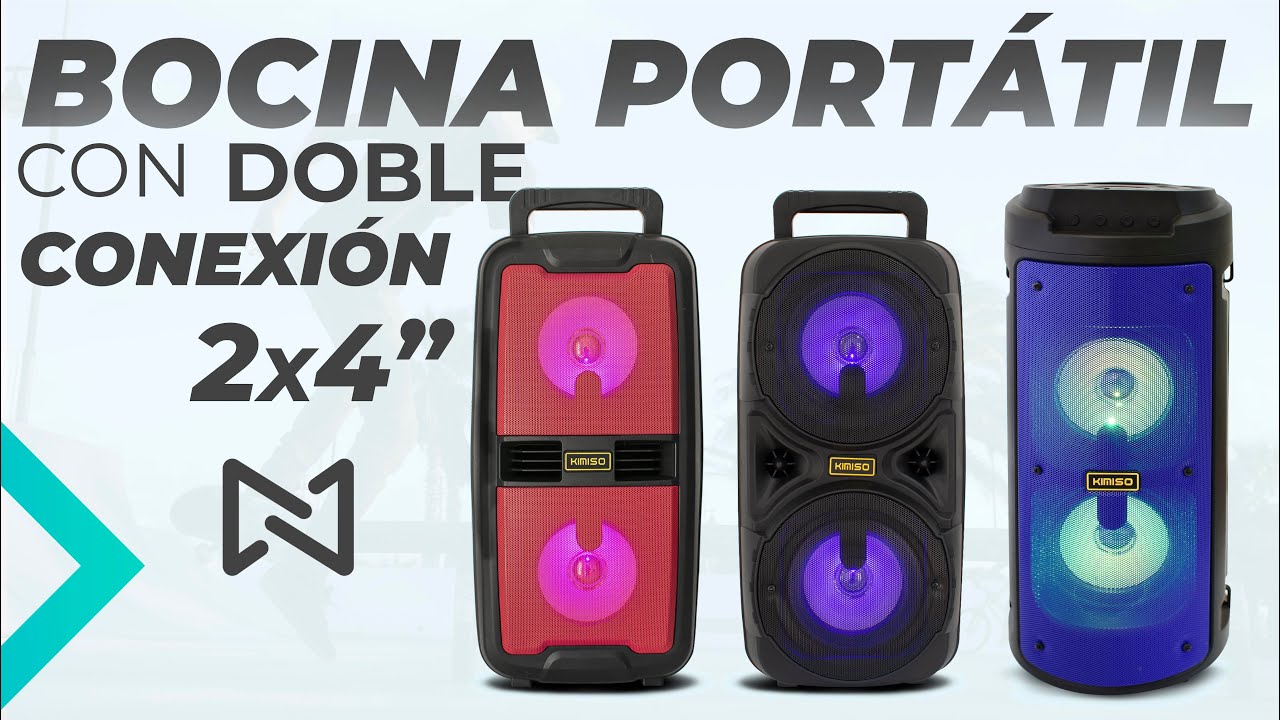 Bocina Portátil Kimiso Bluetooth