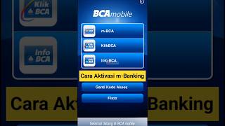 Aktivasi m-Banking BCA