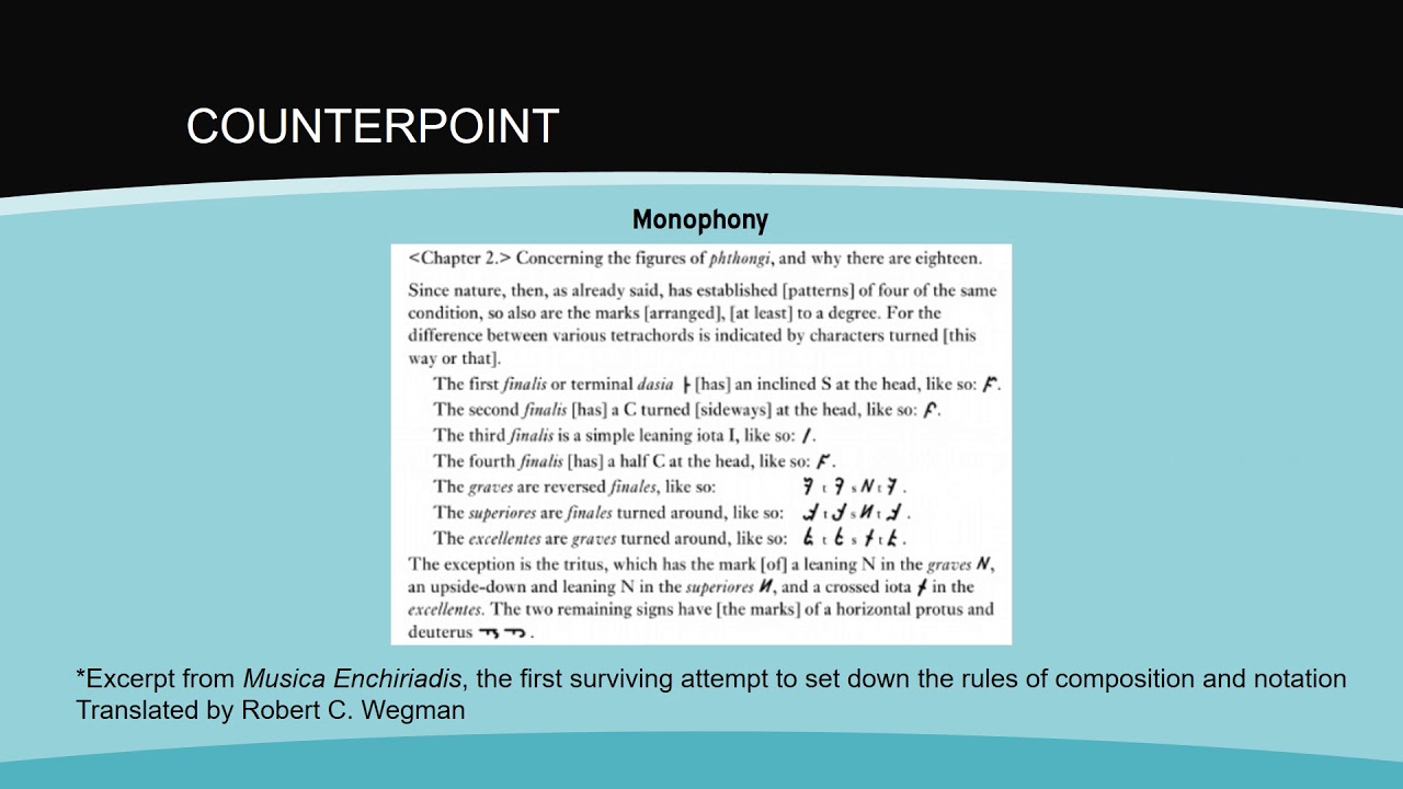 Counterpoint Module Module 28 the