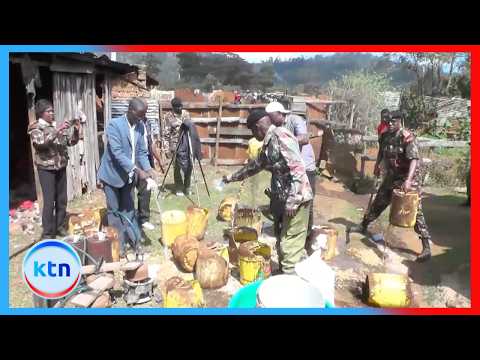 670 Litres of Illicit Brew Seized in Meru Crackdown