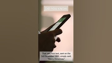 first text (sms) "Merry Christmas" #shorts #factsinenglish #amplifyhopes #facts #sms #merrychristmas