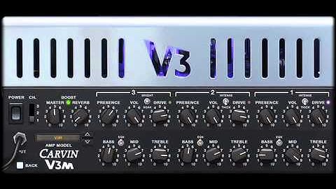 AmpliTube Custom Shop 3.9 - Carvin V3M Sound Demo