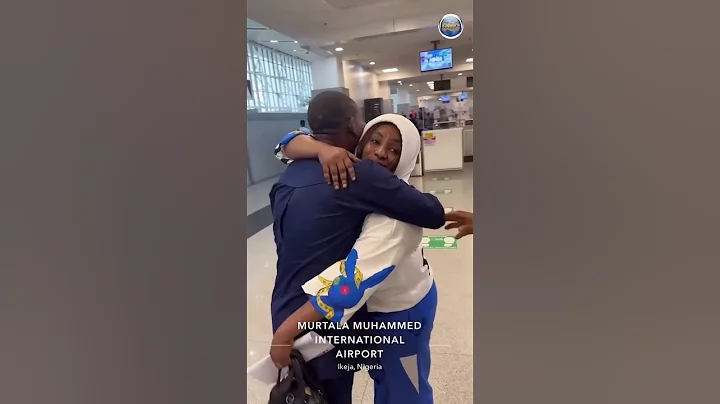 Watch how Mide Martins husband, Afeez Owo welcome her back from Canada  #vdm #iyawoalhaji2 #shorts