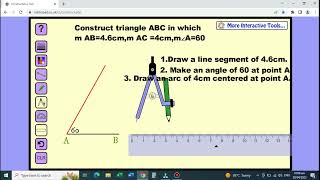 Constructing Triangles