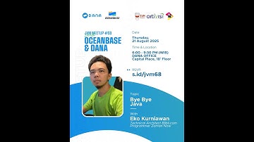 JVM Meetup #68 - Bye Bye Java by Eko Kurniawan Khannedy