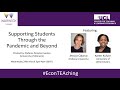 Econteaching session 14 supporting students through the pandemic and beyond