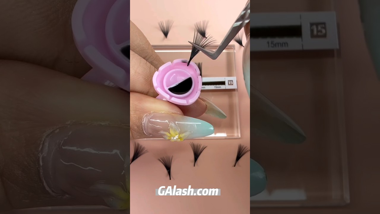 GAlash Matte Black Cashmere Volume Eyelash Extensions 