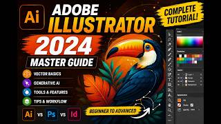 Adobe Illuustrator 2024 master guide in English