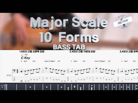 메이저스케일 10가지 폼 MR 포함 - Sweet Bass