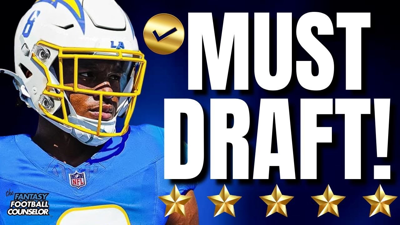 5 Fantasy Football Players You NEED To Draft This Year!