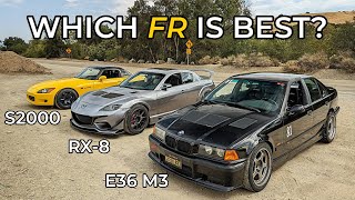 Honda S2000 vs Mazda RX-8 vs BMW E36 M3 (Modified) - Head to Head Review!