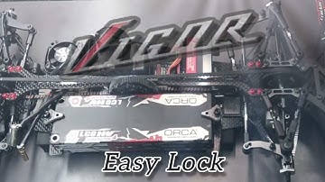 Vigor Easy Lock Batteries  Holder for XRAY X4 / YOKOMO BD12 / MUGEN MTC2R /AWESOMATIX A800R