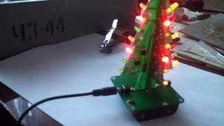 3D Christmas Tree LED Learning Set  -  GREEN from gearbest.com