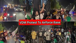 Verydarkman Leads Protest To Airforce Base Abuja Demands Release Of Oyo School Children 