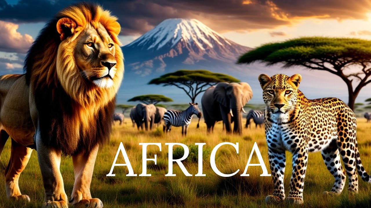Africa 4K | Wild Animals of the African Savanna – Nature, Wildlife & Relaxing Sounds