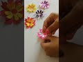 Easy paper flowers  flower making  shorts