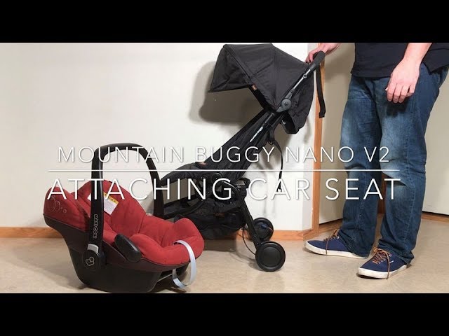 How to Attach a Seat to a Mountain Buggy Nano V2 - YouTube