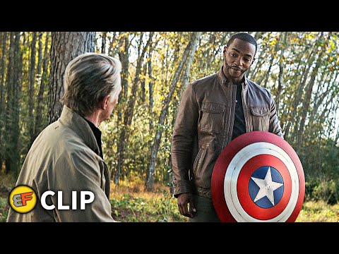 Old Steve Rogers Gives Shield to Falcon - Ending Scene | Avengers Endgame 2019 IMAX Movie Clip HD 4K