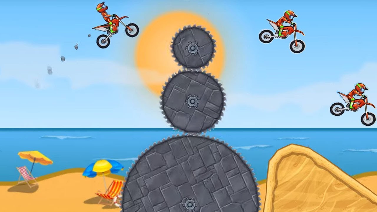 Moto X3M Bike Racing Games - Gameplay Walkthrough (iOS, Android) - YouTube