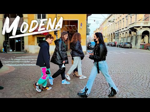 MODENA. Italy - 4k Walking Tour around the City - Travel Guide. trends, moda #Italy