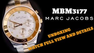 MBM3177 MARC JACOBS UNBOXING AND WATCH FULL VIEW Net Worth
