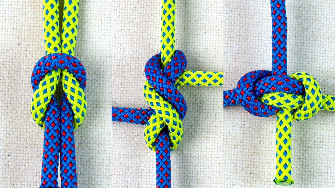 You must know these three types of rope connections - YouTube