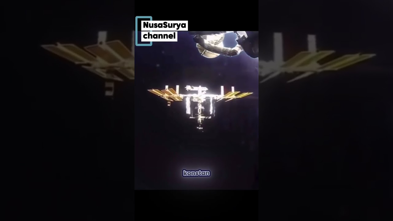 pendekatan terakhir timelapse ke stasiun Luar angkasa 