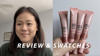 ELF Halo Glow Beauty Wand Blush, Contour, Highlight | Swatches, Demo & Review from a regular person