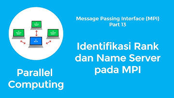 Parallel Computing dengan MPI | 13. Mendapatkan Rank dan Name Server pada MPI