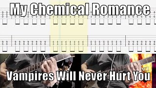 My Chemical Romance Vampires Will Never Hurt You Guitar Cover With Tab