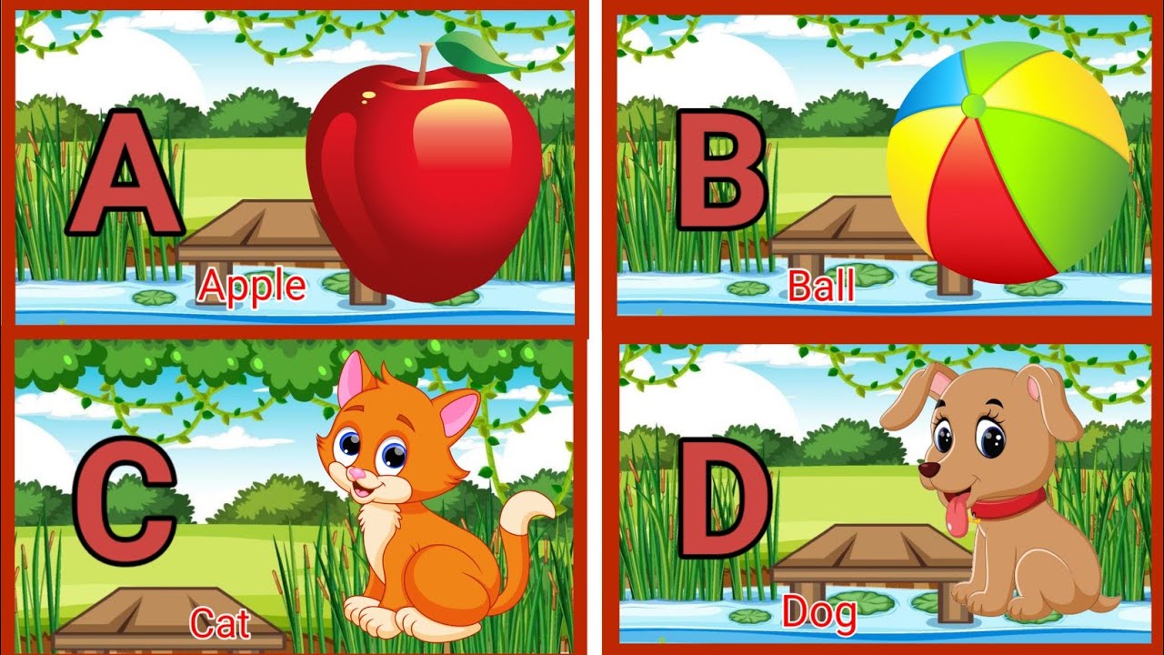 ABC Phonics Song , Toddlers learning video, A for Apple, ABC Song ...