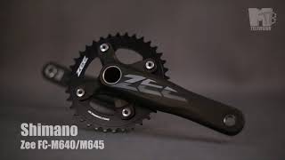 CRANK Shimano Zee FC-M640/M645 REAL WEIGHT!