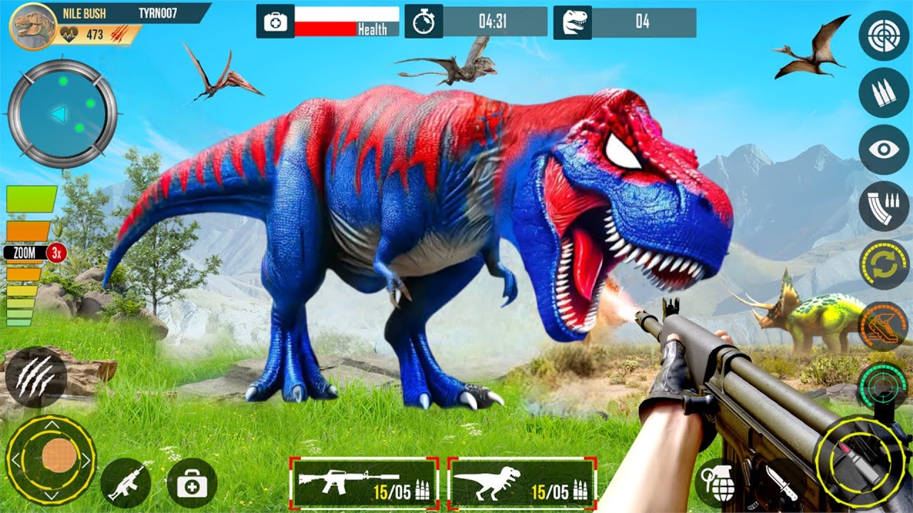 Dino Hunting Games – Wild Animal Hunter 3D – Android Gameplay