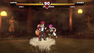 Natsu vs Gaara [ULTIMATE ANIME CROSSOVER MUGEN] screenshot 4