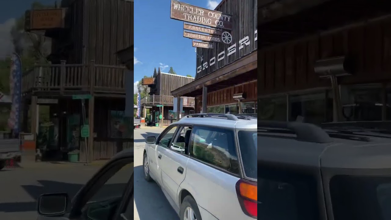 Walking through a small town of Mitchell Oregon part 2 