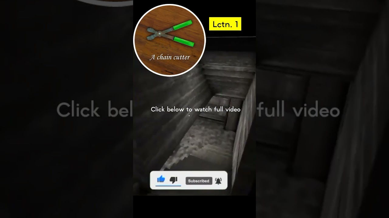 Granny: Chain Cutter Locations and Usage  