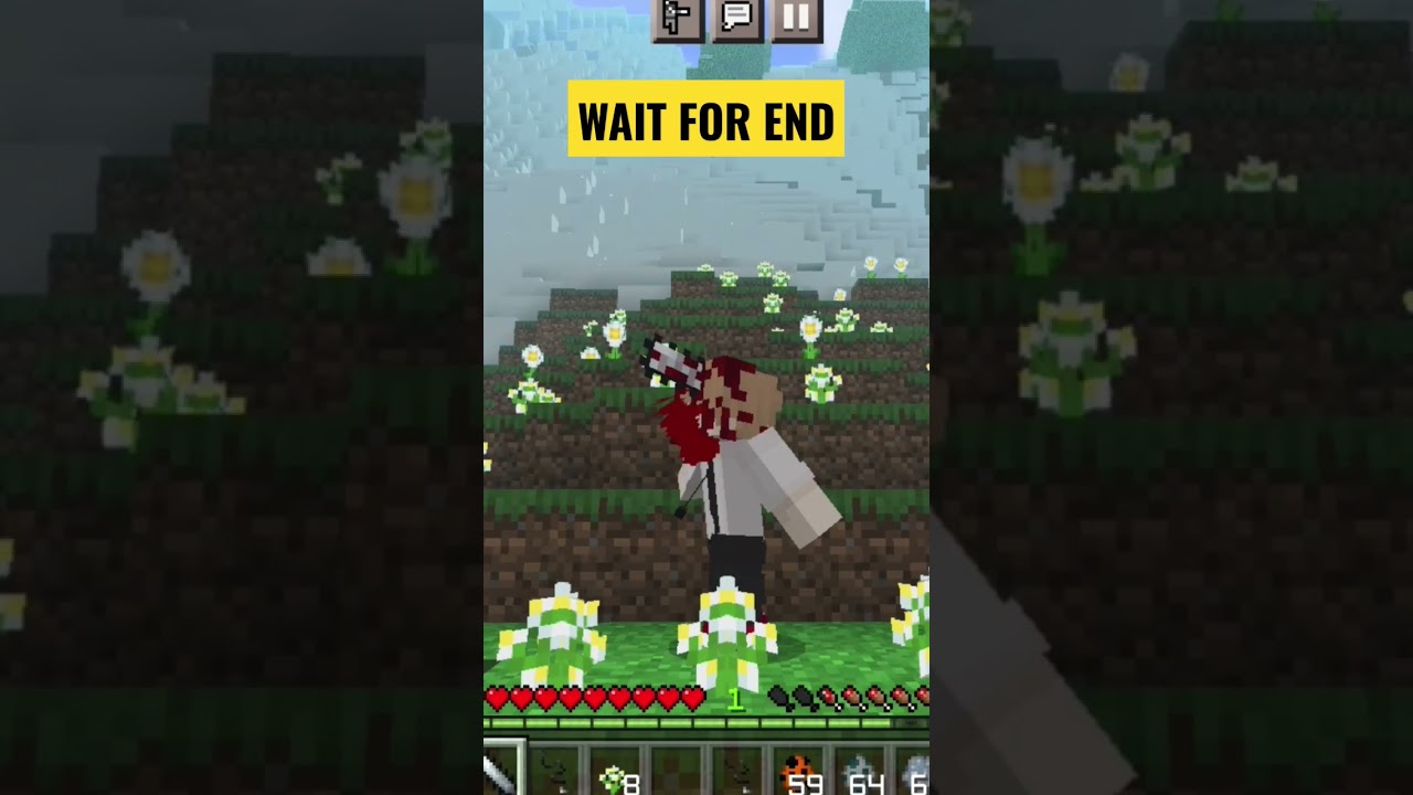 Chainsaw Man in Minecraft😱#shorts #minecraft