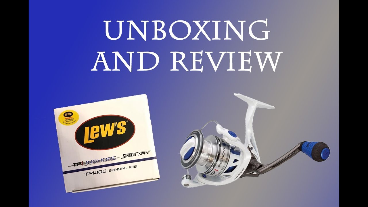 Lew's Inshore Speed Spin TPI400 Spinning Reel Unboxing and Review